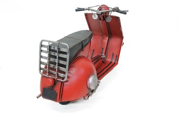 Dekoratif Metal Scooter - Thumbnail