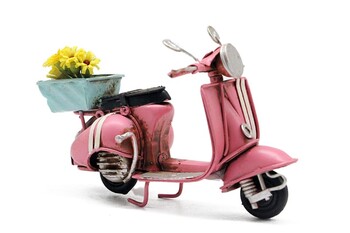  - Dekoratif Metal Scooter