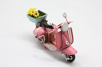 Dekoratif Metal Scooter - Thumbnail