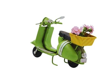 Dekoratif Metal Scooter - Thumbnail