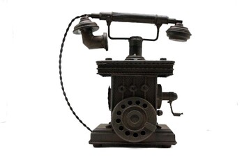  - Dekoratif Metal Telefon 