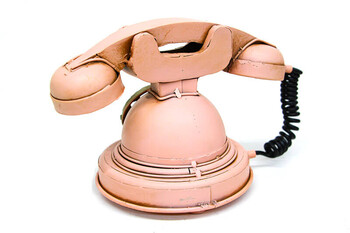 Mnk - Dekoratif Metal Telefon (1)