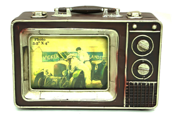 Dekoratif Metal Televizyon Bavul - 1