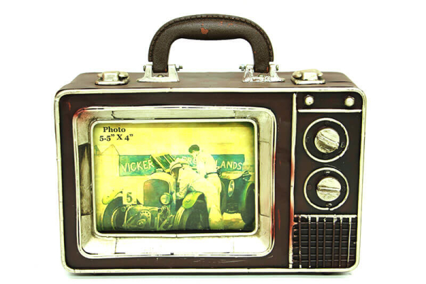 Dekoratif Metal Televizyon Bavul - 2