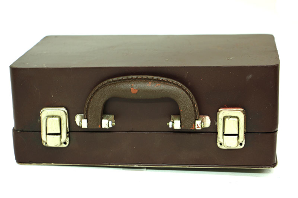 Dekoratif Metal Televizyon Bavul - 4