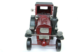 Vintage Kırmızı Traktör Modeli - 4