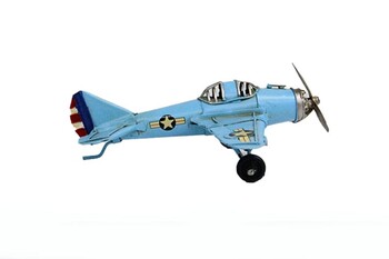 Dekoratif Metal Uçak - Thumbnail