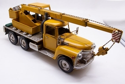 Dekoratif Metal Vinç Kamyonu Modeli - 5