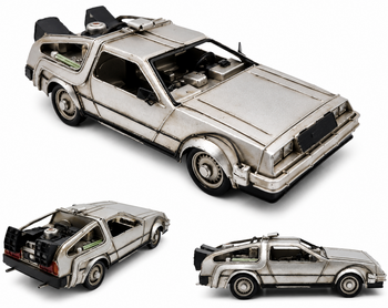 DeLorean Dmc-12 Metal Araba - Thumbnail