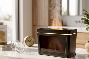 Modern Şömine Efektli Ultrasonik Aroma Diffuser - Thumbnail