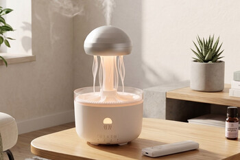 Denizanası Tasarımlı Ultrasonik Aroma Diffuser & Hava Nemlendirici - Thumbnail