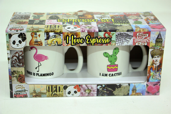 Espresso 2'li Kupa Seti Kaktüs - 2