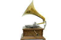Gramofon Kare Full Oymalı 533 - Thumbnail