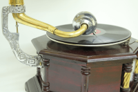 Gramofon Sekizgen Köşeleri Bronz İşli 533 - Thumbnail