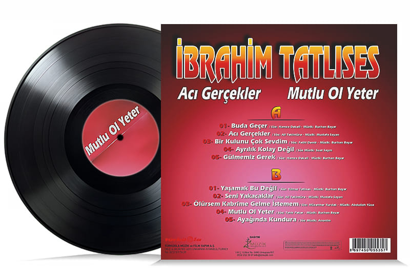 İbrahim Tatlıses Acı Gerçekler 33- Lp İbrahim Tatlıses Acı Gerçekler 33- Lp