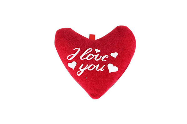 Kalp Peluş Küçükboy I Love You Baskılı - 1