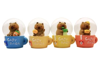  - Capybara Fincan Kar Küresi Mini