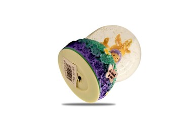 Bambi & Kız Çocuk Işıklı Kar Küresi - Thumbnail