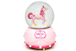 Self Design - Kar Küresi Unicorn Işıklı (1)