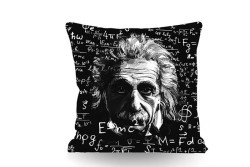 Just me - Kırlent Einstein Temalı Çift Taraflı 
