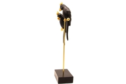 Parrot on Wire İkili Polyester Kaideli Figür - 4