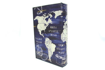 Kutu Kitap Aynalı Globe - Thumbnail