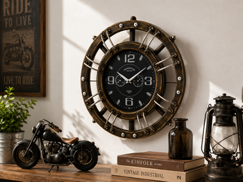 40 Cm.Vintage Kensigton Metal Saat - Thumbnail