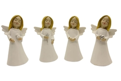 4'lü Set Dekoratif Melek Biblo – Huzur Serisi - 1