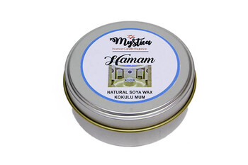 Soya Wax Mum Kokulu Tenekede Hammam - Thumbnail