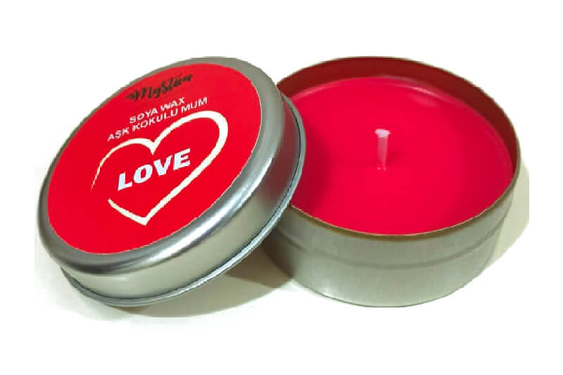 Mum Kokulu Tenekede Love Kokulu Mum Mystica