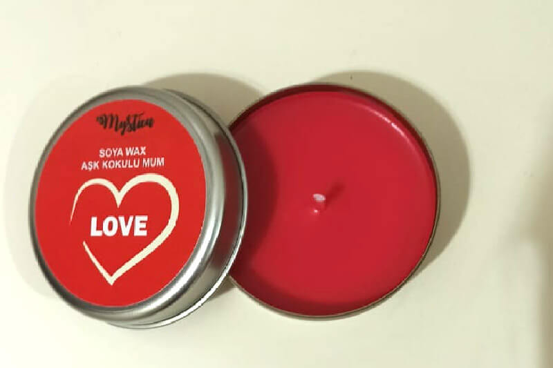 Mum Kokulu Tenekede Love Kokulu Mum Mystica