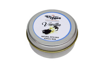 Mystica - Soya Wax Mum Kokulu Tenekede Vanilla (1)