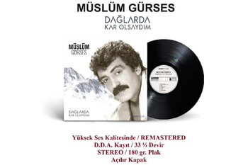 Müslüm Gürses Dağlarda Kar Olsaydım 33 Lp - Thumbnail