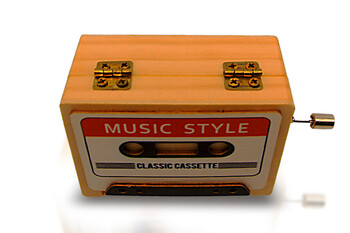 Retro Kaset Tasarımlı Müzik Kutusu - Thumbnail