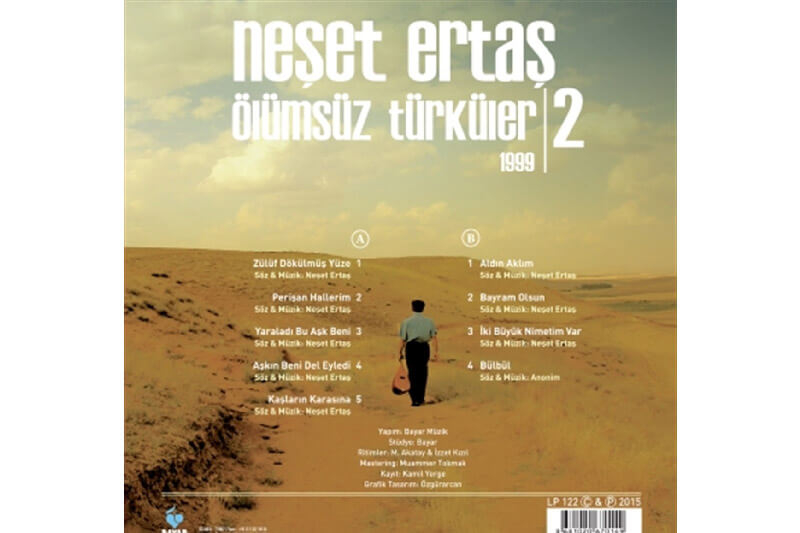 Neşat Ertaş Ölümsüz Türküler (1999-2) 33-Lp