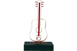 Mnk - Obje Gitar Ahşap Standlı