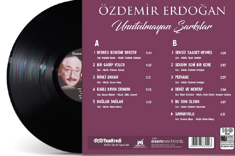Özdemir Erdoğan Unutulmayan Şarkılar 33-Lp