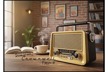 Crownwell Nostaljik Bluetooth Radyo - Thumbnail