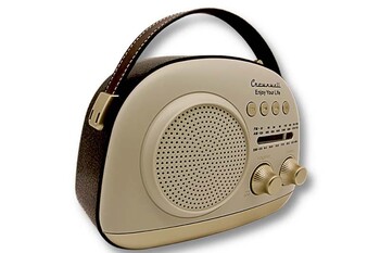 CROWNWELL - Crownwell Taşınabilir Bluetooth Retro Radyo Arizona Serisi / Grey (1)