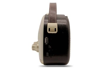 Crownwell Taşınabilir Bluetooth Retro Radyo Arizona Serisi / Grey - Thumbnail