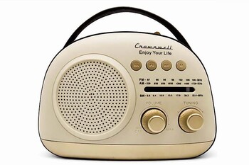 CROWNWELL - Crownwell Taşınabilir Bluetooth Retro Radyo Arizona Serisi / Grey