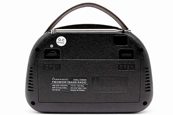 Crownwell Taşınabilir Bluetooth Retro Radyo Arizona Serisi / Black - Thumbnail