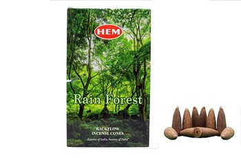 Hem - Rain Forest Back Flow Konik Tütsü 10'lu.
