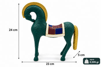 Self Design - Royal Horse Dekoratif At Figürü (1)