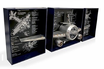  - Aircraft Model Collection – Duvar Saati & Dekoratif Metal Uçak Pano 3 lü (1)