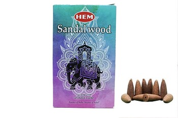 Sandalwood Back Flow Konik Tütsü 10'lu.. - Thumbnail