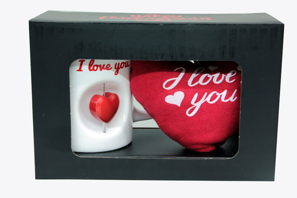 Stres Kupa Peluş Kalp l Love You - 2
