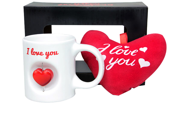 Stres Kupa Peluş Kalp l Love You - 1
