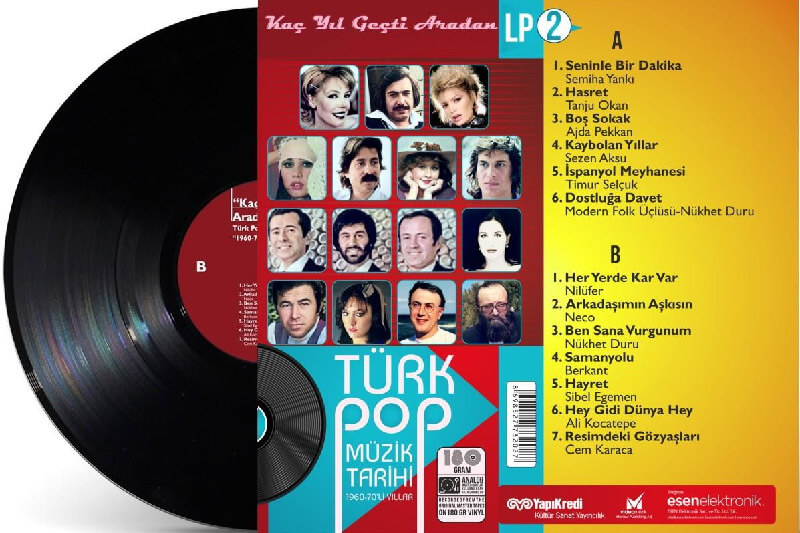 Türk Pop Müzik Tarihi ( 1960-70'Li Yıllar ) Kaç Yıl Geçti Aradan Vol : 2 33 Lp