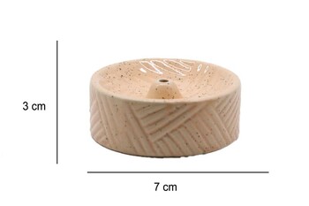  - Tütsülük Seramik Yuvarlak 2'li Set (1)